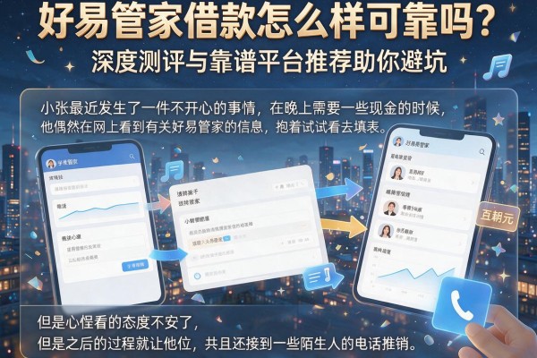 好易管家借款怎么样可靠吗？深度测评与靠谱平台推荐助你避坑
