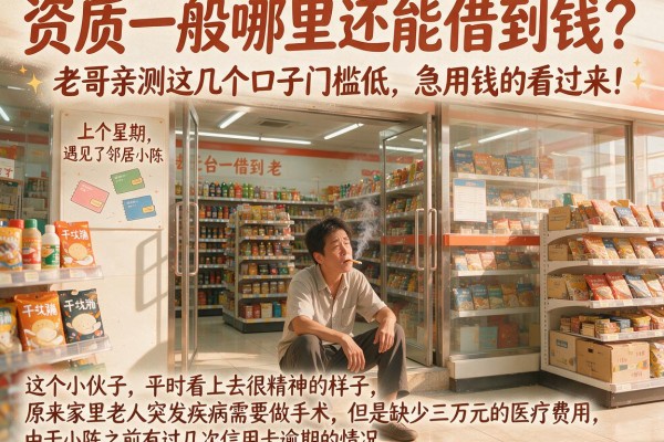 资质一般哪里还能借到钱？老哥亲测这几个口子门槛低，急用钱的看过来！