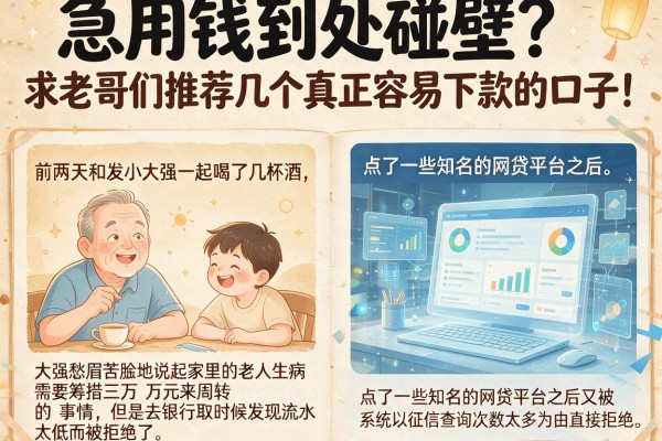 急用钱到处碰壁？求老哥们推荐几个真正容易下款的口子！