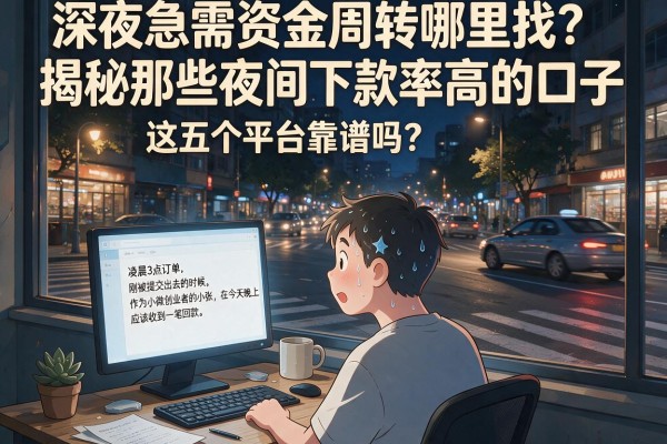 深夜急需资金周转哪里找？揭秘那些夜间下款率高的口子，这五个平台靠谱吗？