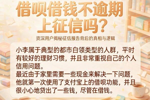 借呗借钱不逾期上征信吗？资深用户揭秘征信报告背后的真相与逻辑