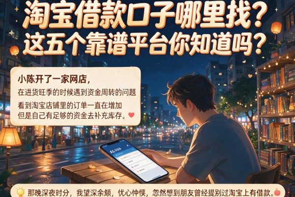 淘宝借款口子哪里找？这五个靠谱平台你知道吗？