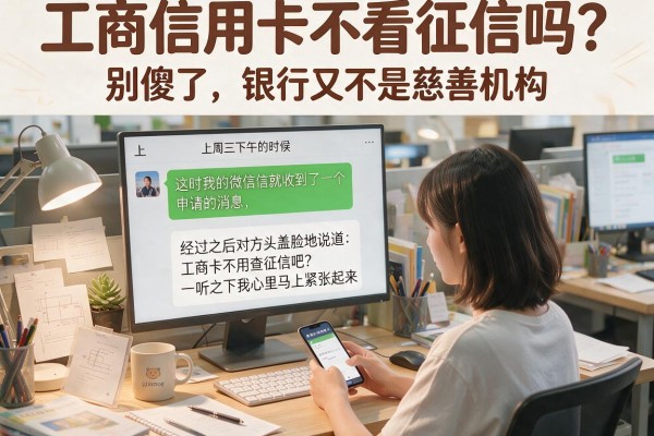 工商信用卡不看征信吗？别傻了，银行又不是慈善机构