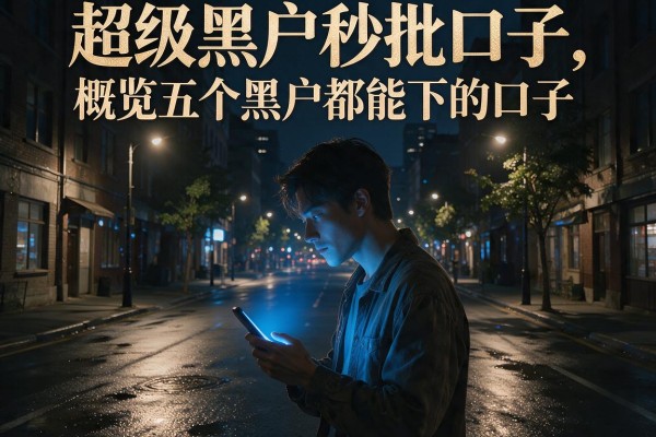 超级黑户秒批口子，概览五个黑户都能下的口子