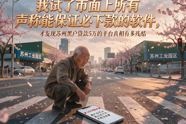 我试了市面上所有声称能保证必下款的软件，才发现苏州黑户贷款5万的平台真相有多残酷