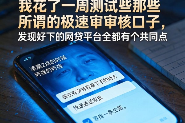 我花了一周测试那些所谓的极速审核口子，发现好下的网贷平台全都有个共同点