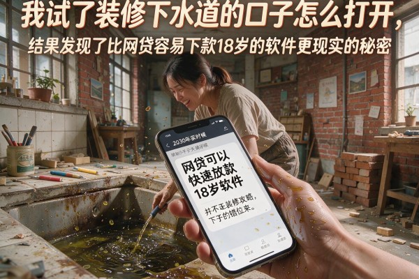我试了装修下水道的口子怎么打开，结果发现了比网贷容易下款18岁的软件更现实的秘密
