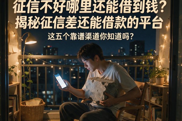 征信不好哪里还能借到钱？揭秘征信差还能借款的平台，这五个靠谱渠道你知道吗？