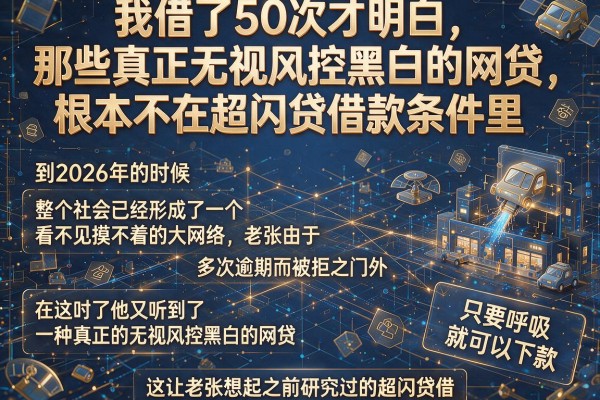 我借了50次才明白，那些真正无视风控黑白的网贷，根本不在超闪贷借款条件里
