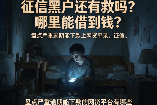 征信黑户还有救吗？哪里能借到钱？盘点严重逾期能下款的网贷平台有哪些