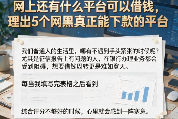 网上还有什么平台可以借钱，理出5个网黑真正能下款的平台