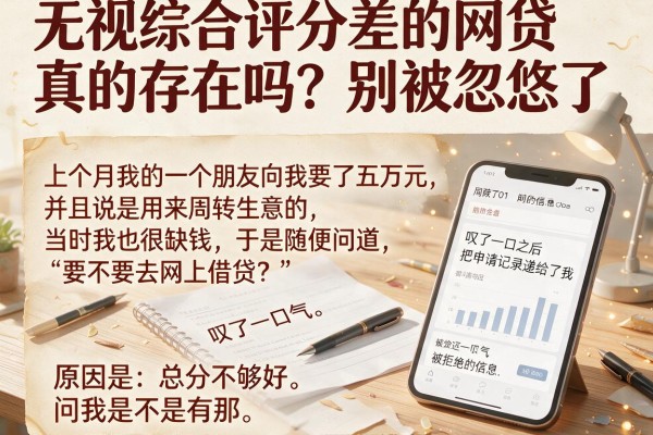 无视综合评分差的网贷真的存在吗？别被忽悠了
