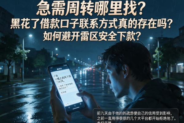 急需周转哪里找？黑花了借款口子联系方式真的存在吗？如何避开雷区安全下款？