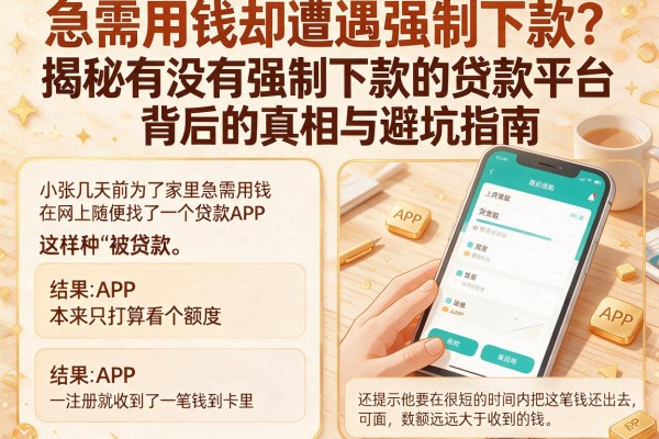 急需用钱却遭遇强制下款？揭秘有没有强制下款的贷款平台背后的真相与避坑指南