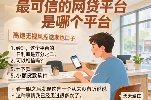 最可信的网贷平台是哪个平台，条列5个高炮无视风控逾期也下款的口子