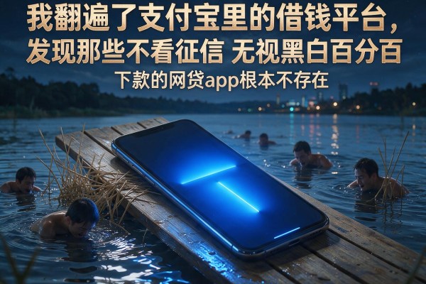 我翻遍了支付宝里的借钱平台,发现那些不看征信无视黑白百分百下款的网贷app根本不存在