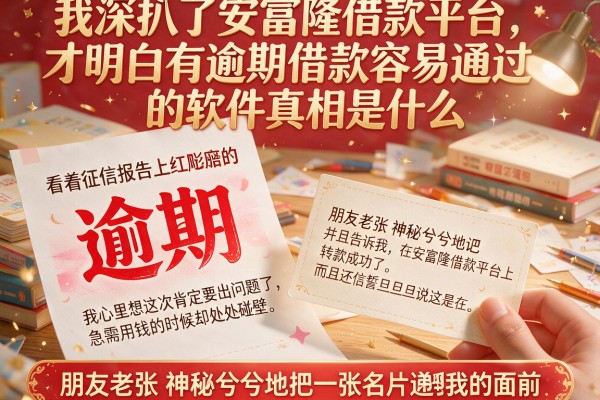 我深扒了安富隆借款平台，才明白有逾期借款容易通过的软件真相是什么