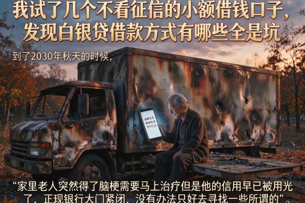 我试了几个不看征信的小额借钱口子，发现白银贷借款方式有哪些全是坑
