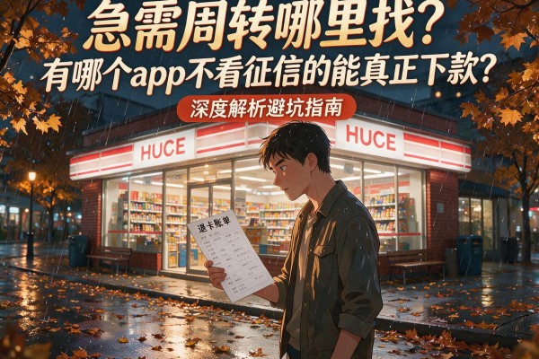 急需周转哪里找？有哪个app不看征信的能真正下款？深度解析避坑指南