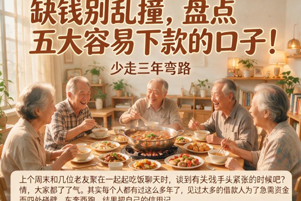 缺钱别乱撞，盘点五大容易下款的口子，少走三年弯路