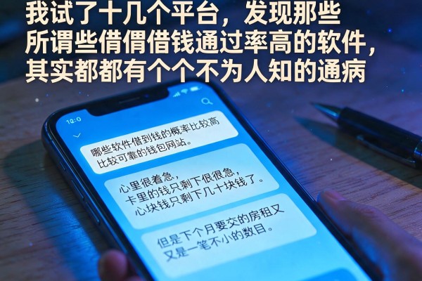 我试了十几个平台，发现那些所谓借钱通过率高的软件，其实都有个不为人知的通病