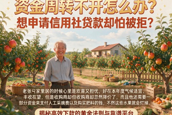 资金周转不开怎么办？想申请信用社贷款却怕被拒？揭秘高效下款的黄金法则与靠谱平台