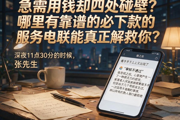 急需用钱却四处碰壁？哪里有靠谱的必下款的服务电联能真正解救你？