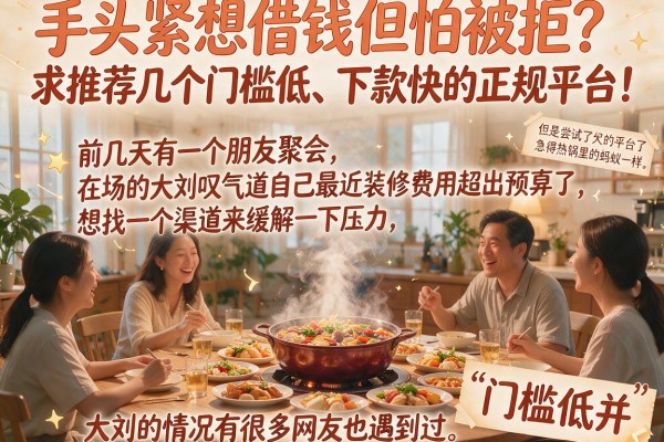 手头紧想借钱但怕被拒？求推荐几个门槛低、下款快的正规平台！_2