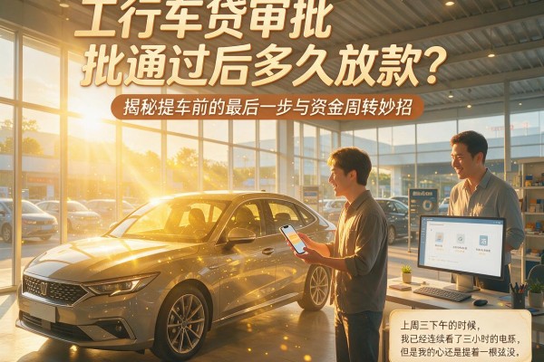 工行车贷审批通过后多久放款？揭秘提车前的最后一步与资金周转妙招