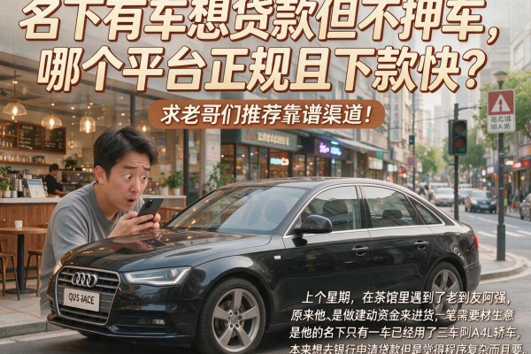 名下有车想贷款但不押车，哪个平台正规且下款快？求老哥们推荐靠谱渠道！