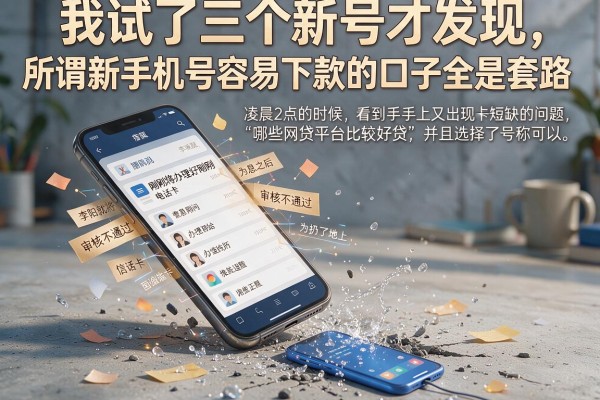 我试了三个新号才发现，所谓新手机号容易下款的口子全是套路