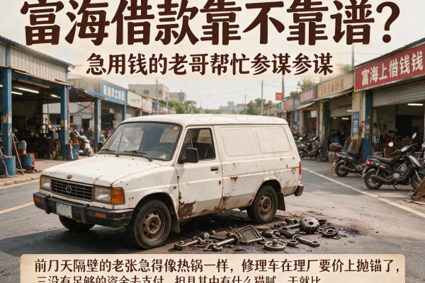 富海借款靠不靠谱？急用钱的老哥帮忙参谋参谋