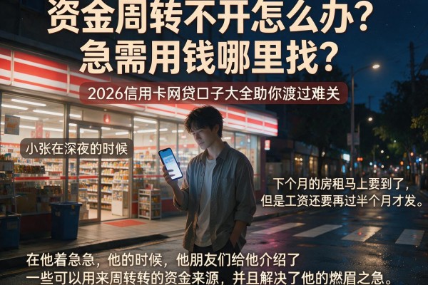 资金周转不开怎么办？急需用钱哪里找？2026信用卡网贷口子大全助你渡过难关