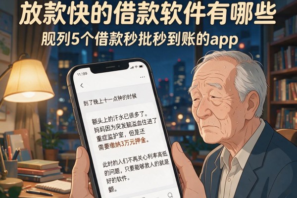 放款快的借款软件有哪些，胪列5个借款秒批秒到账的app
