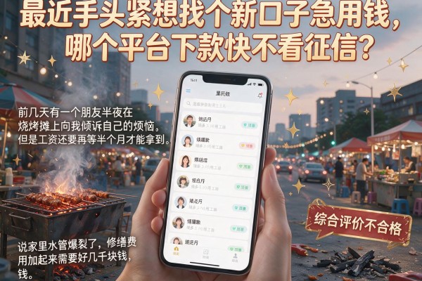 最近手头紧想找个新口子急用钱，哪个平台下款快不看征信？