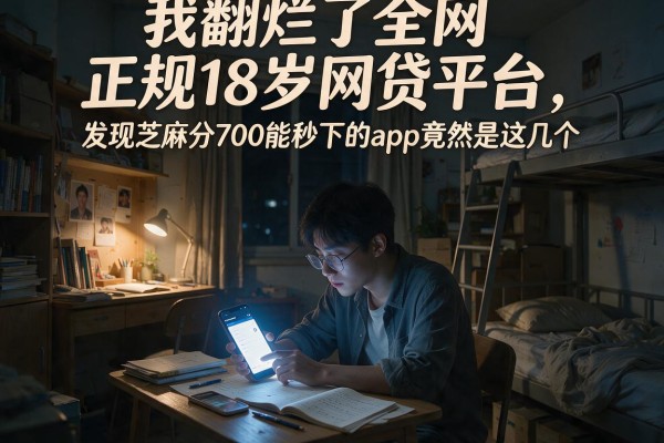 我翻烂了全网正规18岁网贷平台，发现芝麻分700能秒下的app竟然是这几个