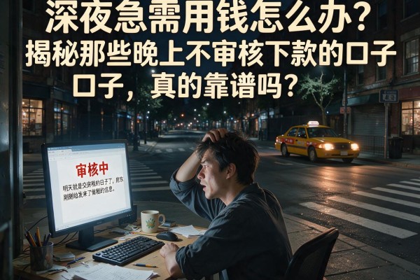 深夜急需用钱怎么办？揭秘那些晚上不审核下款的口子，真的靠谱吗？