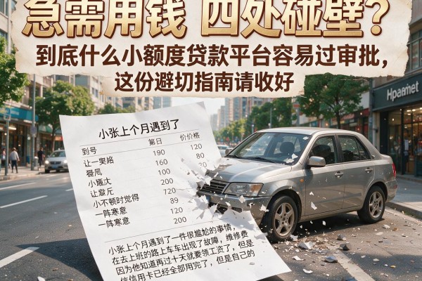 急需用钱四处碰壁？到底什么小额度贷款平台容易过审批，这份避坑指南请收好