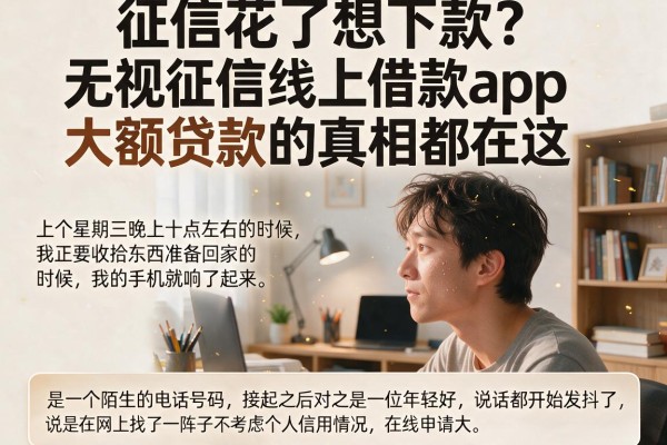 征信花了想下款?无视征信线上借款app大额贷款的真相都在这