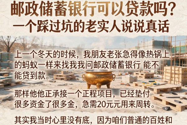 邮政储蓄银行可以贷款吗？一个踩过坑的老实人说说真话