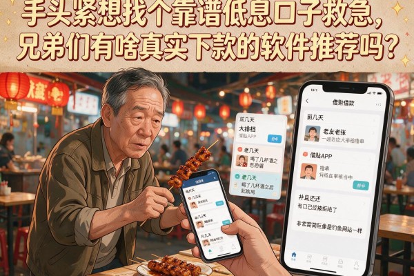 手头紧想找个靠谱低息口子救急，兄弟们有啥真实下款的软件推荐吗？