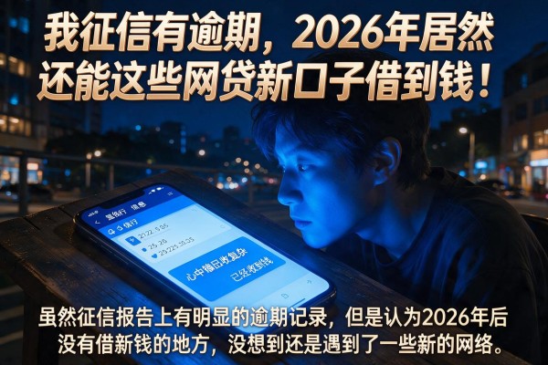 我征信有逾期，2026年居然还能在这些网贷新口子借到钱