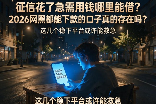 征信花了急需用钱哪里能借？2026网黑都能下款的口子真的存在吗？这几个稳下平台或许能救急