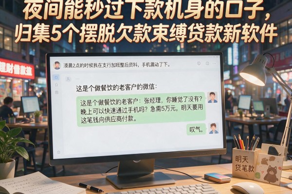 夜间能秒过下款机身的口子,归集5个摆脱欠款束缚贷款新软件