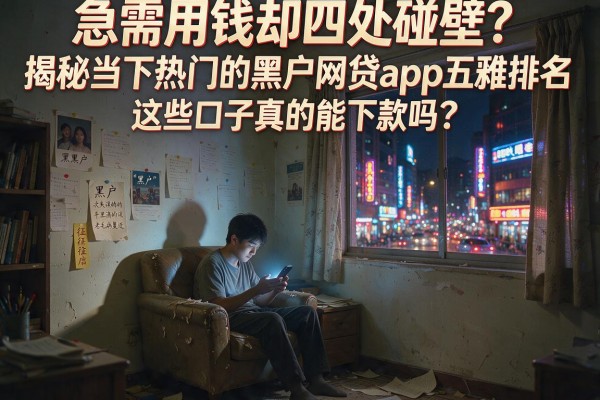 急需用钱却四处碰壁？揭秘当下热门的黑户网贷app五款排名，这些口子真的能下款吗？