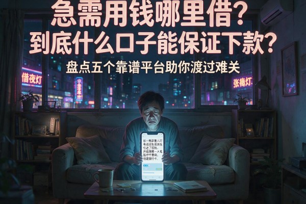 急需用钱哪里借？到底什么口子能保证下款？盘点五个靠谱平台助你渡过难关