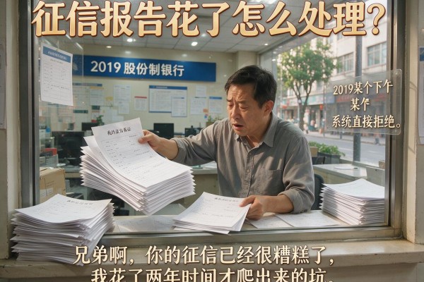 征信报告花了怎么处理？我花了两年时间才爬出来的坑
