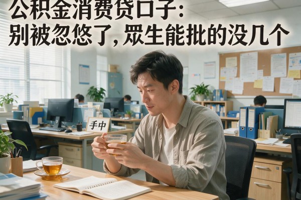 公积金消费贷口子：别被忽悠了，眾生能批的没几个