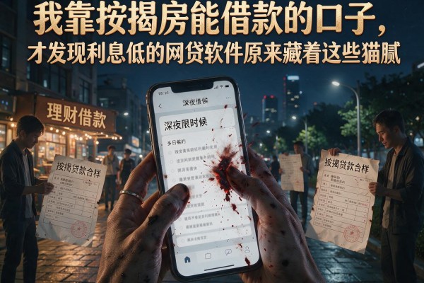 我靠按揭房能借款的口子，才发现利息低的网贷软件原来藏着这些猫腻