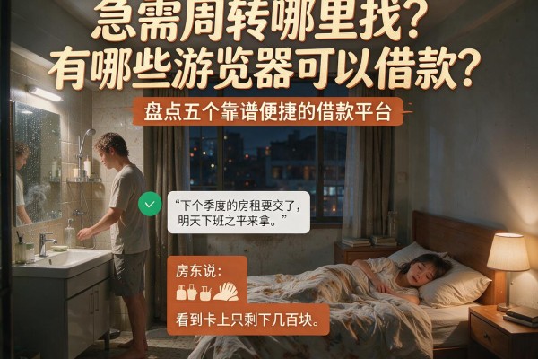 急需周转哪里找？有哪些游览器可以借款？盘点五个靠谱便捷的借款平台